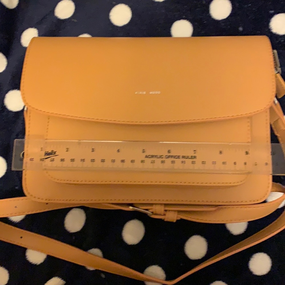 vegan cross body bag tan handbag purse